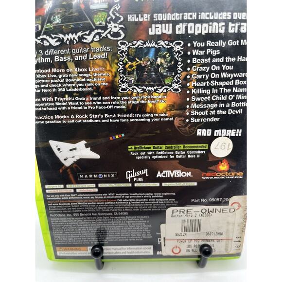Guitar Hero II 2 Xbox 360 - Complete CIB - Tested - Picture 3 of 8